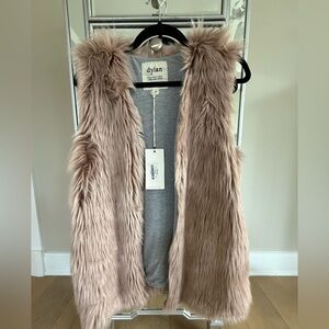 Dylan Women's Faux Fur Vest - Pink